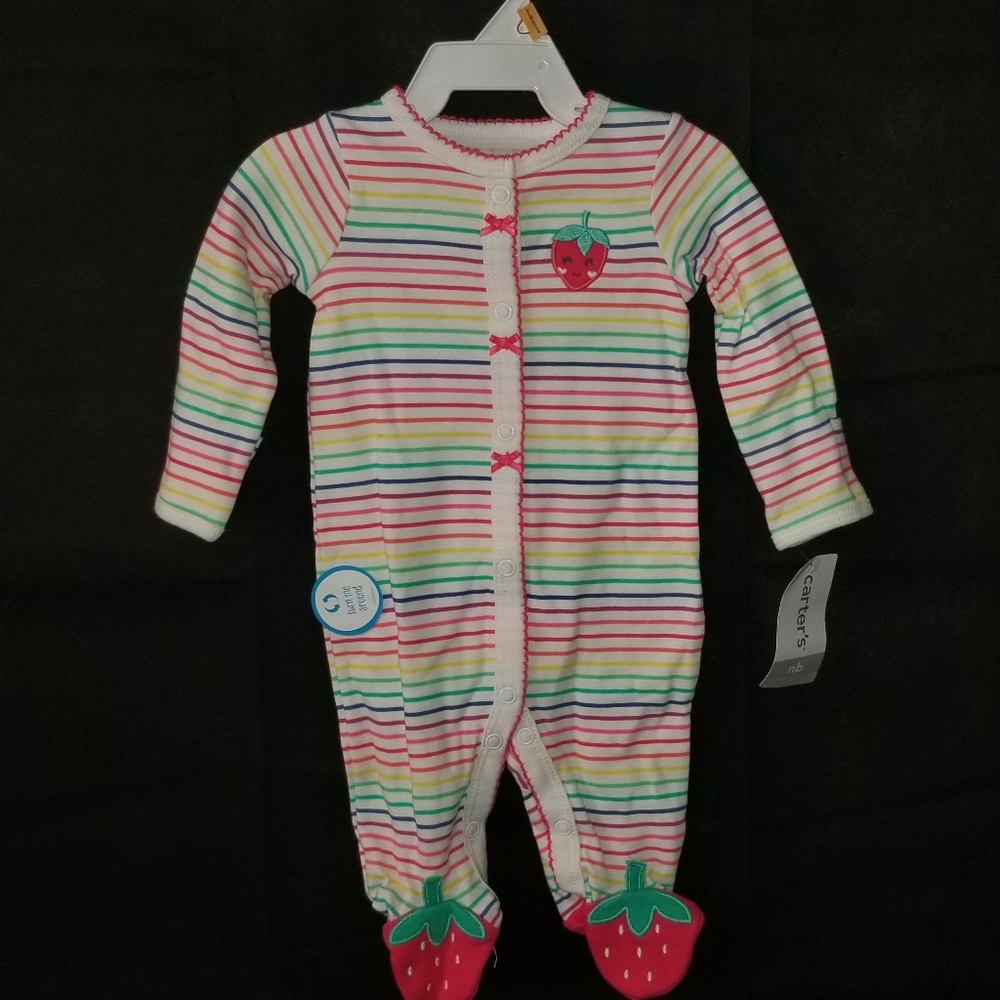 Sweet Strawberry Newborn Onsie